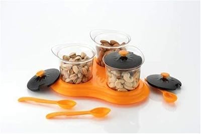 Memon ARIF ABDULLA Set of Multi-Usage Multi-Usages in ACHANCE PLASTICS, 3-room spices set (plastic) -UC-27.. DIAYTAR NIGERIA: Your trusted e-commerce partner with extensive product choices and affordable delivery.