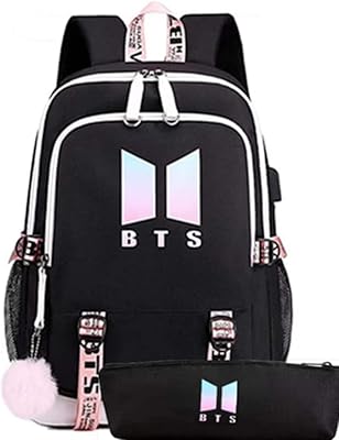 GOODERN BTS BANGTAN BOYS Backpacks for laptop with pencil bag Korean backpack BTS Backpack for girls backpack BTS for laptop Jin, RM, JHOP, SUGA, V, JIMIN, JUNGKOOK BACS SCHOOL BACS BTS BTS.. DIAYTAR NIGERIA delivers satisfaction with every purchase through our affordable and reliable service.