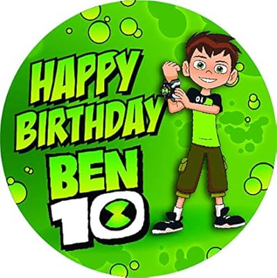 7.5 -inch edible cake decoration - Birthday party set on Ben 10 theme of edible cake decorations.. Transform your shopping experience with DIAYTAR NIGERIA's vast product selection delivered at unbeatable prices.
