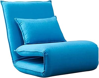 Relaxing sofa pillow with adjustable backrest, fully assembled, foldable, portable, removable, for the house, the office, the living room, the bedroom (blue relaxing sofa).. DIAYTAR NIGERIA brings the marketplace to your home with budget-friendly prices and nationwide delivery.