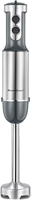 Intelligent diving mixer 1000 W, 12 -speed immersion mixer with robust copper engine, titanium steel blades and ergonomic handle (gray).. Your complete shopping solution, DIAYTAR NIGERIA offers extensive choice with competitive prices and delivery.