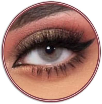 Contact lenses Lensmi for Unisex, Lensmi Smokey, Lensmi cosmetic lenses, disposable six months, smokey (silver gray color).. DIAYTAR NIGERIA promises affordability and variety with every purchase, delivered in 5-8 days.