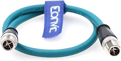 EONVIC EONVIC M12 X-CODE CAT6 8 positions cable, Ethernet Gigabit Industrial Ethernet network with highly flexible armor for industrial application (1m).. Discover a world of affordable shopping with DIAYTAR NIGERIA's vast marketplace delivered to you in days.