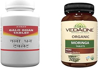 Combined Pack of Atri Giloy Ganvati 240 tablets and Vidawn Moringa 60.. Your comprehensive marketplace awaits at DIAYTAR NIGERIA with affordable prices and reliable delivery times.