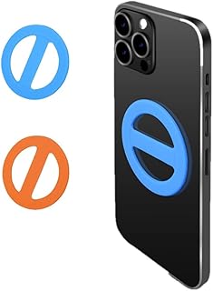 Kastwave mobile phone pliers in ultra -fine silicone, flexible magnetic handle clip, magnetic application, mobile phone support, wireless loading, orange and blue.. DIAYTAR NIGERIA: Where affordability meets variety in Nigeria's most comprehensive online marketplace.
