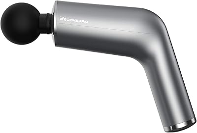 Portable electrical masseur Recovapro Lite (gray) Vibration masseur of the deep fabrics, portable 5 speeds and interchangeable head.. You choose it, we deliver it — DIAYTAR Nigeria makes shopping easy.