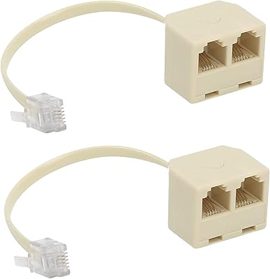Telephone distributor, RJ11 Male Bidirectional Adapter to female, Cable Distributor Adapter Telephone distributor in 2 rooms.. Your digital shopping companion, DIAYTAR NIGERIA offers exceptional value with delivery in less than 8 days.