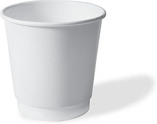 Robust double -walled paper cup of 4 oz bonybak, all white (50).. You deserve better shopping — choose DIAYTAR Nigeria today.