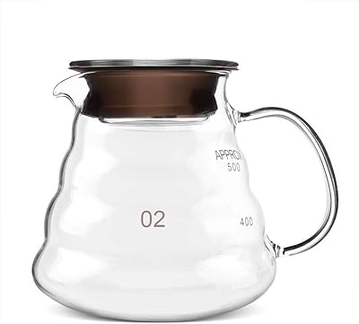 Glass coffee kettle, heat -resistant thickened glass, manual glass coffee maker, cloud filter cup, filter cup sharing cup, domestic coffee maker, coffee maker (500 ml).. Experience the joy of discovery with DIAYTAR NIGERIA's vast catalog and nationwide affordable delivery.