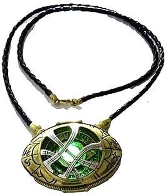 Pendant necklace strange doctor's agamotto 71 mm that shines in the dark.. DIAYTAR NIGERIA: Bringing quality products to your doorstep at prices that won't break the bank.