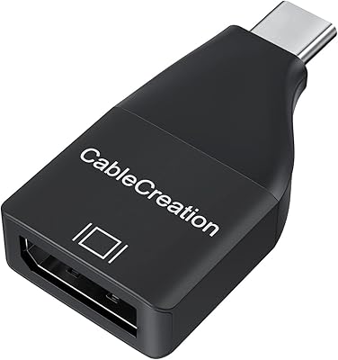 USB C to DisplayPort 4K at 60 Hz, Creation Cable Cable USB C to DisplayPort Compatible with MacBook Pro 2018 2019, iPad Pro/Imac 2018/2020, Surface Book 2, Yoga 920, XPS 13/15, Chromebook.. Shop smart, shop DIAYTAR - Nigeria's most affordable e-commerce platform with nationwide delivery.