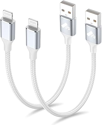 0.3 m iphone charger cable from USB A to Lightning, MFI certified, short -braided nylon load cable for iPhone 13 12 11 pro Max XR False,.. Your daily needs delivered to your door — DIAYTAR Nigeria style.