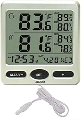 Inner and exterior WS-28 room temperature monitor with probe.. Shop for everything you need at DIAYTAR NIGERIA, with budget-friendly prices and quick delivery.