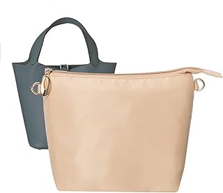 Organizer of handbag, inner bag organizer with nylon fabric zipper for women's handbags, insert for setting a bag for handbag 18, 22 (s) (s) (s) (s).. DIAYTAR NIGERIA delivers affordability and convenience to your doorstep within 8 days of purchase.
