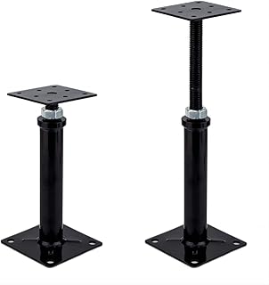 YMSZGBZG Lot of 2 adjustable floor cribs, mini screw cylinder, telescopic jack for temporary support, 73⁄4 "to 12" (black) post... Shop smart, shop DIAYTAR — Nigeria’s trusted e-commerce site.