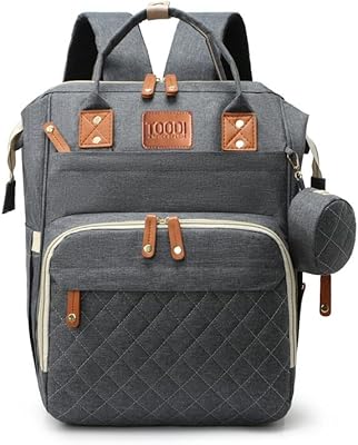 Backpack with toadie (dark gray) Large changing bag for mothers with USB loading port for newborns, travel bag and multifunctional changing for mom and dad, gray.. DIAYTAR NIGERIA transforms online retail with unbeatable prices and consistent delivery timeframes.