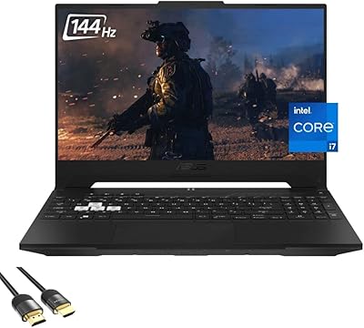 Ordinateur portable de jeu asus tuf dash f15 2022 15,6 fhd 144 hz 12e génération intel i7-12650h 10 cœurs geforce rtx 3070 32 go ddr5 1 to pcie ssd vr thunderbolt 4 wifi 6 rgb sps hdmi 2.1 câble windows 11.. DIAYTAR NIGERIA combines affordability with convenience, delivering your purchases within 5-8 days.
