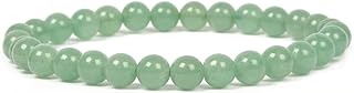 Rubber bracelet with semi-precious stones, 6 mm round pearls, 6.5 inches.. Your trusted shopping companion, DIAYTAR NIGERIA delivers affordable solutions in just 5-8 days.