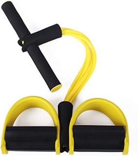 Multifunctional flexible leg exercise with 4 tubes, traction rope, pedal and stretch resistance strip for home fitness exercises and sculpt the abdomen, size and arms - yellow.. Experience the ease of digital shopping with DIAYTAR NIGERIA's affordable and diverse marketplace.