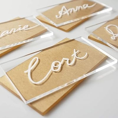 25 parts of transparent acrylic wedding party cards rectangular visit.. Your shopping aspirations fulfilled at DIAYTAR NIGERIA with competitive prices and reliable delivery.