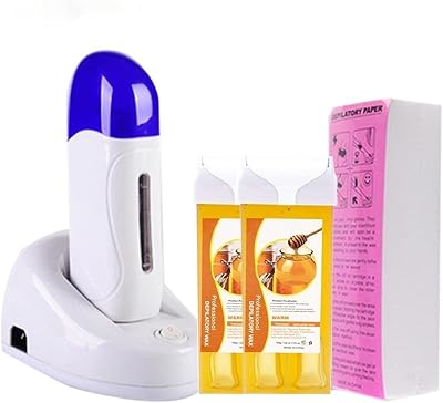 Hiciti Professional hair removal kit Kit of waxing with wax machine heating machine roll-on wax wax paper.. Shop with purpose at DIAYTAR NIGERIA and receive quality products at budget rates within 8 days.