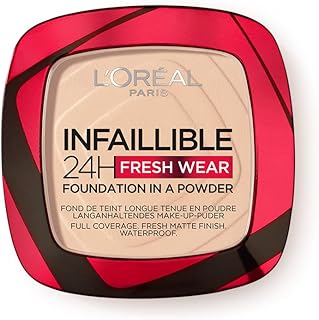 L'Oréal Paris dye long -lasting powder foundation - waterproof - unbreakable 24 hours - complexion: ivory (20) - 9 g.. Get more for less on DIAYTAR Nigeria — Nigeria’s favorite e-commerce platform.