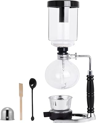 Yuqingtik siphon coffee maker, glass siphon glass coffee maker, technical glass coffee maker, vacuum siphon coffee maker (5 cups (600 ml)).. Nigeria's e-commerce leader delivers unmatched variety and value to your doorstep in just 5-8 days.