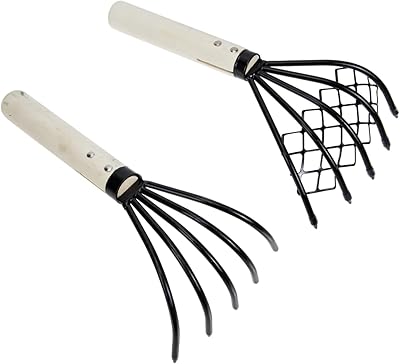 Hanabass 2 Pieces 5 Sea rake gifts Hoe Garden Tools Panope Tools Panteau Essential beach Garden shovel 5 Teeth Rangeing Cultivate tool Key Fruits Japan Tools Japan tools.. DIAYTAR NIGERIA delivers affordability and convenience with every purchase, shipped within the week.