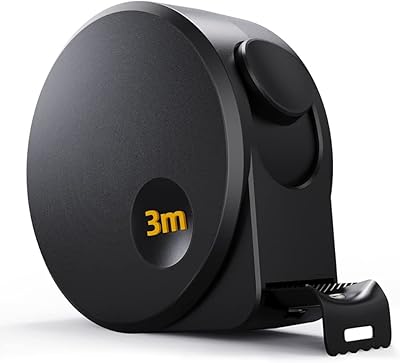 Chifuku digital tape meter, multifunctional portable measurement tool in black carbon steel (3m).. Shop confidently with DIAYTAR NIGERIA, offering affordable prices and reliable delivery within a week.