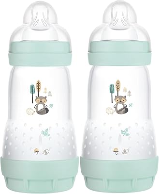 Mam Easy Start anti-terrestrial self-to-coloring bottle, a lot of 2 (2 x 260 ml), MAM bottles with Mam Titin with medium cut 2, essential for newborn, blue (styles can vary).. Nigeria's favorite online shopping platform, DIAYTAR offers unbeatable prices and delivery within a week.
