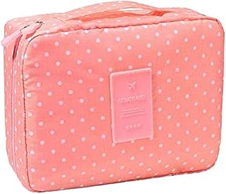 Design storage bag with pink polka dots for women portable travel bag to protect underwear.. Order now, relax later — DIAYTAR Nigeria ships in 5 to 8 days.
