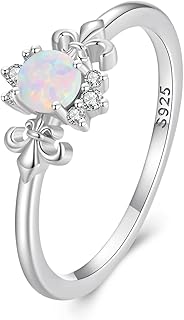 Sterling 925 Sterling Silver Fimal Ring with Women's Opal.. Shop smarter, not harder with DIAYTAR NIGERIA - thousands of products at your fingertips with affordable delivery.