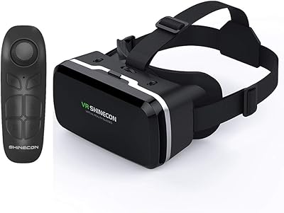 HD VR headset with remote control, 3D glasses, real virtual headset for VR games and 3D movies, VR headphones for iPhone and Android phone.. Shop with purpose at DIAYTAR NIGERIA and receive products at unbeatable prices within the week.