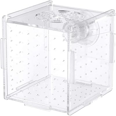 Balaco aquarium fish farming box - transparent acrylic suspended incubator to isolate and hatch the small fish (10,101 cm suction cup).. Shop smart with DIAYTAR NIGERIA, offering a vast product range delivered to your doorstep within a week.