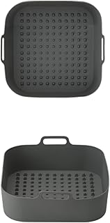 Honpolo Cooking dish in Silicone Slag Square Air Trinking Oil Resistant High Temperatures Easy Cooking Carpet Cooking Cleaner In integrated Silicone Silicone Carpet, 3D ventilation Size: 20 cm x 20 cm x 6 cm (gray).. Order today, receive this week — shopping with DIAYTAR Nigeria is that simple.