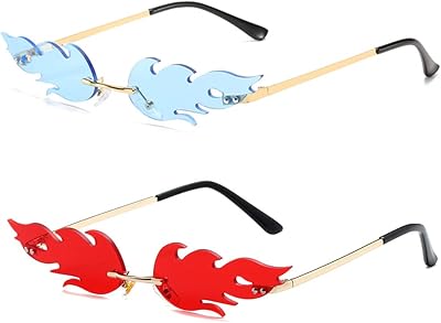 2 packets of fire glasses lasport flame women vintage vintage wave glasses without mounts 90s 2000s 2000 gilded metal without mount.. Shop across boundaries with DIAYTAR NIGERIA's comprehensive platform and budget-friendly delivery.