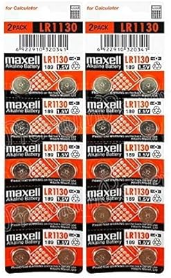 Piles Alcalines Maxell LR1130 (1.5 V, LR54,189,389, SR1130SW, AG10, Paquet de 2).. DIAYTAR NIGERIA: Transforming how Nigerians shop with our vast selection and nationwide delivery.