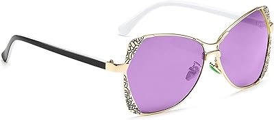 Aviator sunglasses polarized for women with sculpted pattern, UV400 HD lens, PC metal mount, double -bridge glasses, outdoor travel, driving, vintage elegant design, 100% UV blockage.. DIAYTAR NIGERIA: Where every purchase is affordable and delivery is always within a week.