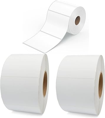 [2 rollers 1000 labels] Direct thermal labels 4 "x 4" compatible with Zebra printers for sending and shipping printer labels, 500 labels per roll.. Experience shopping satisfaction with DIAYTAR NIGERIA's vast selection and nationwide delivery service.