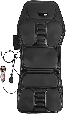 Hot neck and back masseur, massage chair cushion with portable controller, PU leather massage chair cushion for the whole back, shoulders and necks, gifts for men and women.. DIAYTAR NIGERIA: Your trusted partner for affordable online shopping with reliable delivery timeframes.