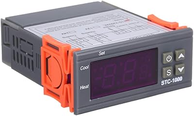 Digital temperature controller STC-1000 for heating and cooling, 2 stages, 2 outlets, temperature controller with sensor.. Enjoy low prices, wide selections, and reliable delivery with DIAYTAR Nigeria.