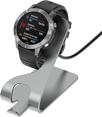 Charger support compatible with Garmin Fenix ​​7 7S 7 Base of basic aluminum replacement accessories.. DIAYTAR NIGERIA: Where quality products become affordable with our nationwide shipping service.
