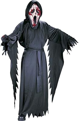 Large ghost ghost disguise for large children (12-14) black L.. No stress, no delays — DIAYTAR Nigeria is your trusted shopping partner.