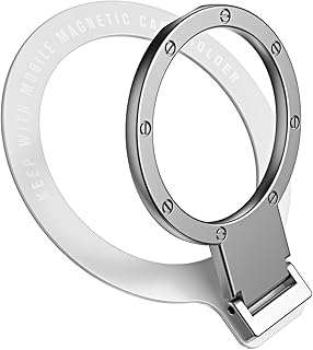Metal magnetic ring holder for iPhone - Elegant and secure finger support, compatible with iPhone 12/13/14, Pro, mini, mini, easy -to -install, support for Magsafe accessories (silver).. Transform how you shop with DIAYTAR NIGERIA's vast selection and budget-friendly delivery options.