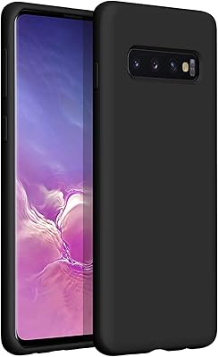 Samsung S10 Plus case | flexible anti-scratch silicone material | 360-degree light anti-impregnal light protection case. (black).. DIAYTAR NIGERIA: Where shopping dreams become reality with budget-friendly prices and prompt delivery.