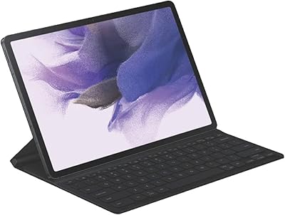 Samsung shell with keyboard for galaxy tab s7+ and galaxy tab s7 fe - black.. DIAYTAR NIGERIA provides endless shopping possibilities with affordable prices and prompt delivery service.