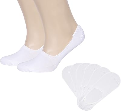 Set of invisible socks for men, invisible socks with non -slip sole, smooth daily socks in natural bamboo, low cut, tape of non -slip silicone, men's socks.. Shop smarter with DIAYTAR Nigeria — affordable prices and a wide product range delivered in just 5 to 8 days.