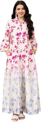 Abaya long -sleeved caftan and round neck with contrasting fast fashion colors.. Shop with confidence at DIAYTAR NIGERIA, enjoying competitive prices and delivery within 8 days.