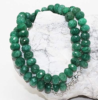 Béryl Green Rondel Green Pearl Necklace with Béryl Green Béryl Pearls Greater Price/Pearls 9-10 mm, ready to wear.. DIAYTAR NIGERIA brings quality products to every corner of Nigeria at prices everyone can afford.