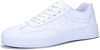 ZFL-FLSNXX Dressed shoes for men, sports shoes for men, relaxed fashion sports shoes for men's quality for men, lace skate shoes, upper point, diamond cut, round end, resistant heel (color: white, size: 42 eu).. Your complete shopping companion, DIAYTAR NIGERIA offers extensive selection delivered within the week.